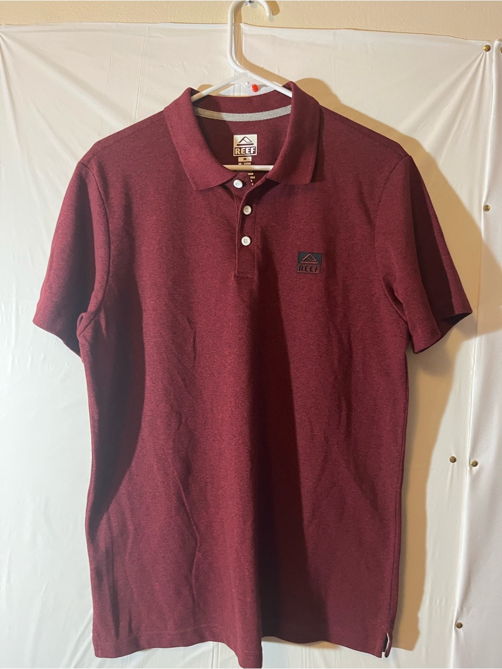 Reef Men's Deep Burgundy Polo
